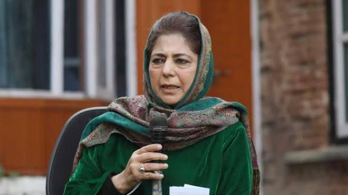 Mehbooba mufti targets 