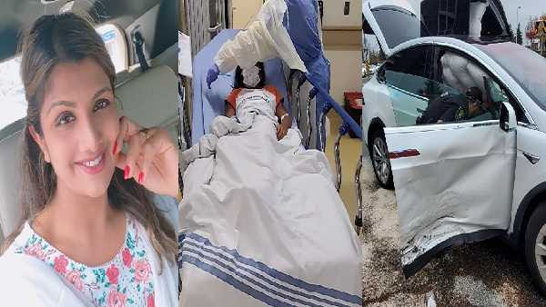 Actress Rambha Canada Accident
