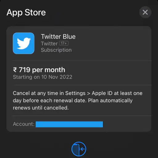 twitter subscription rate 719 