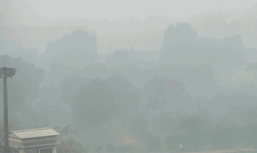 Difficulty breathing in Delhi