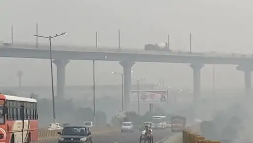 Suffocating air in Delhi