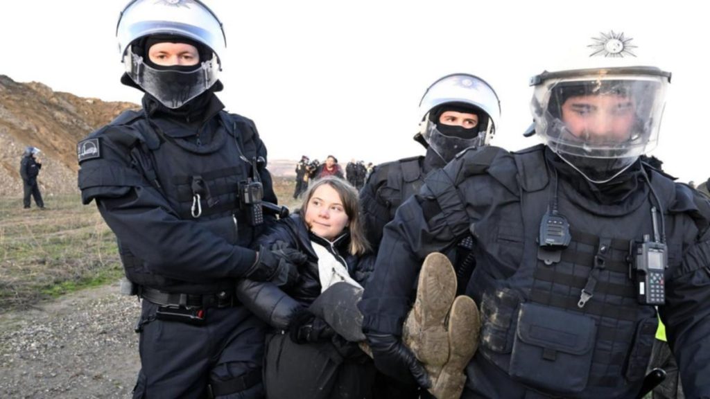 Greta Thunberg arrested