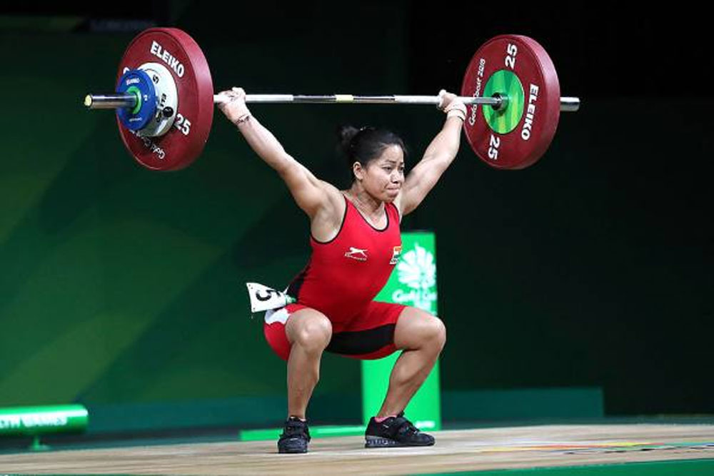 Two-time CWG weightlifting champion
