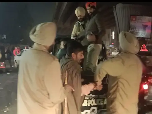 Ludhiana Police Baton Mischievous 