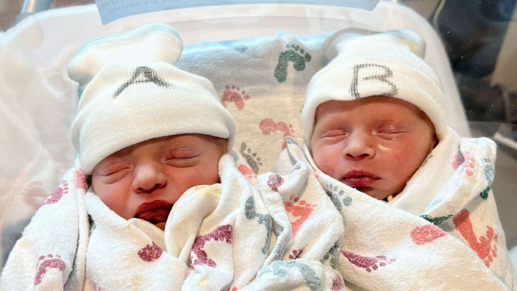 Twins born on different 