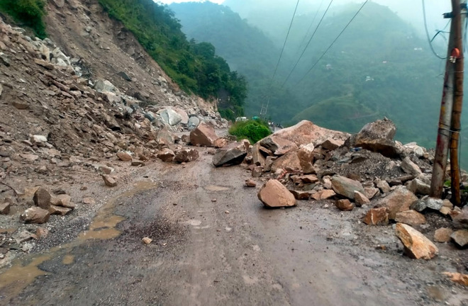 Manali Delhi Highway Landslide