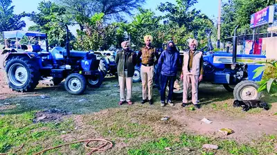 Police Seized Tractors Ludhiana