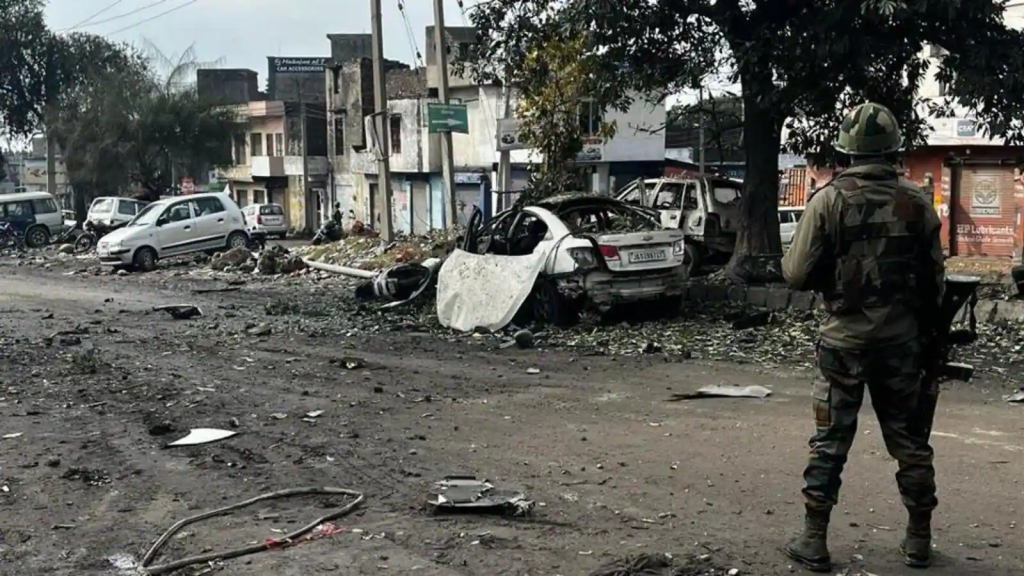 twin explosions in Jammu 