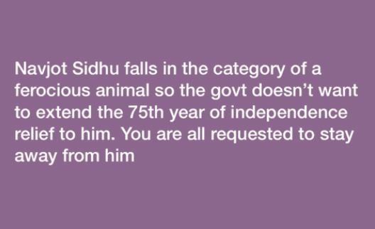 Navjot kaur tweet on sidhu release