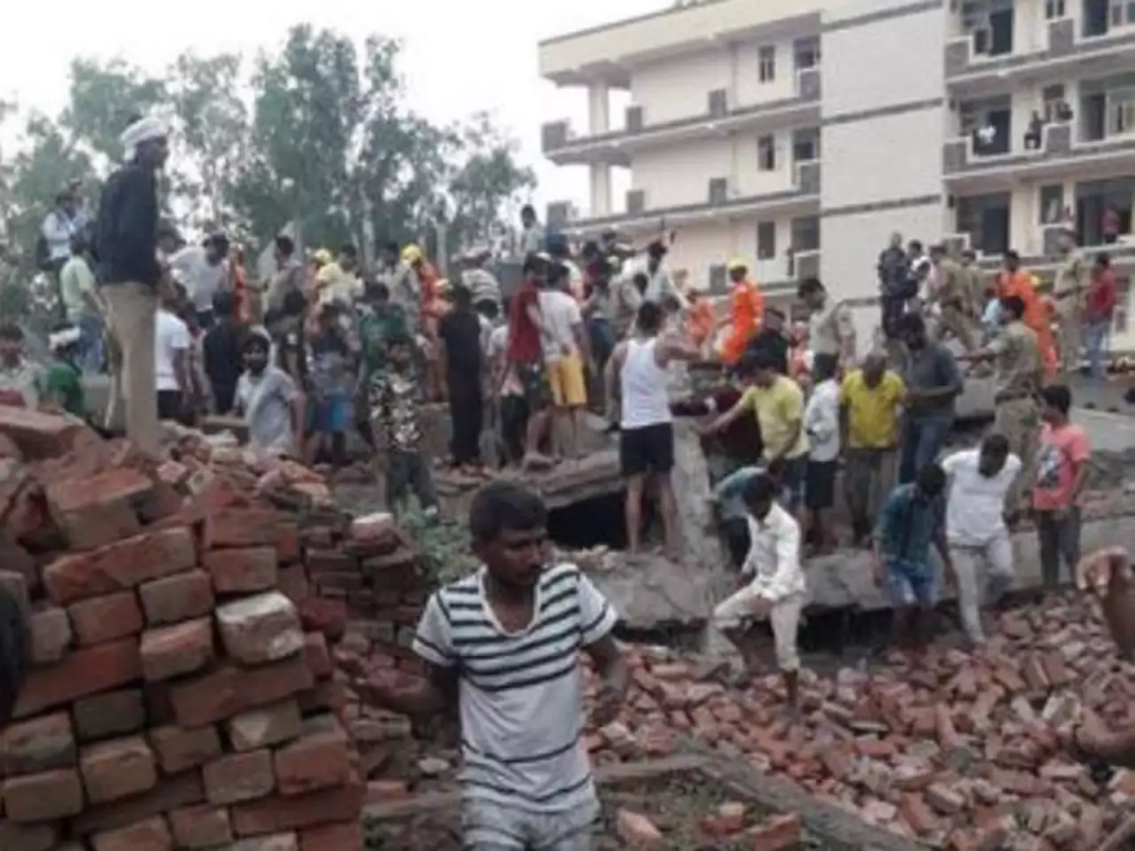 Ghaziabad construction building collapses