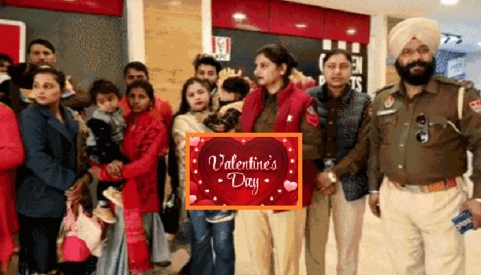 Ludhiana Police celebrated Valentine