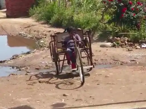 3 km in a wheelchair 