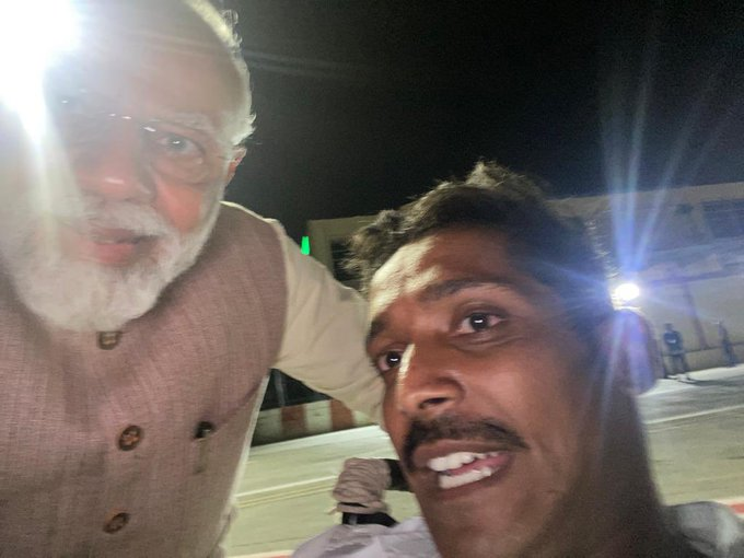 special selfie of PM 
