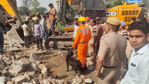 rice mill building collapsed 