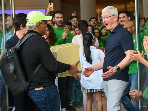 Tim Cook opened first 