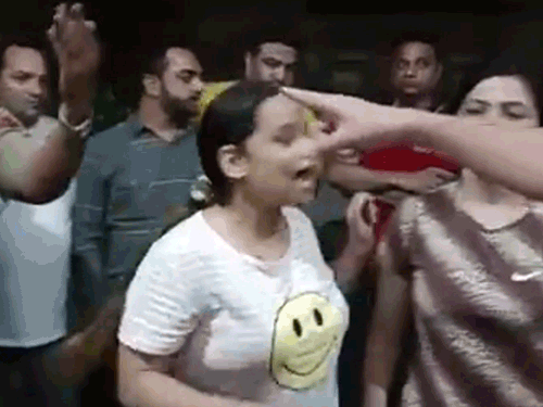 Riot of women in Jalandhar 