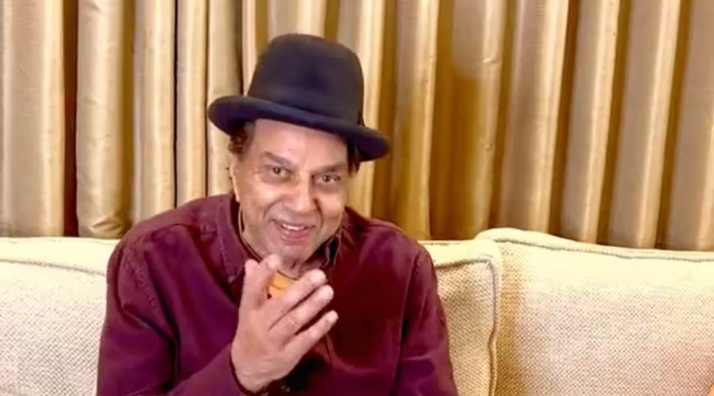 actor dharmendra shares video