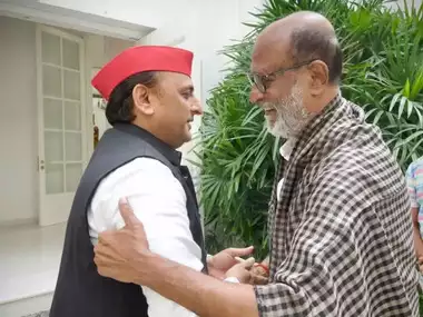 Rajinikanth Meets Akhilesh Yadav